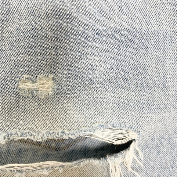 SLVRLAKE Rider Cargo Distressed Straight Jeans in Broken Heart Size 26 Cotton - Picture 5 of 8